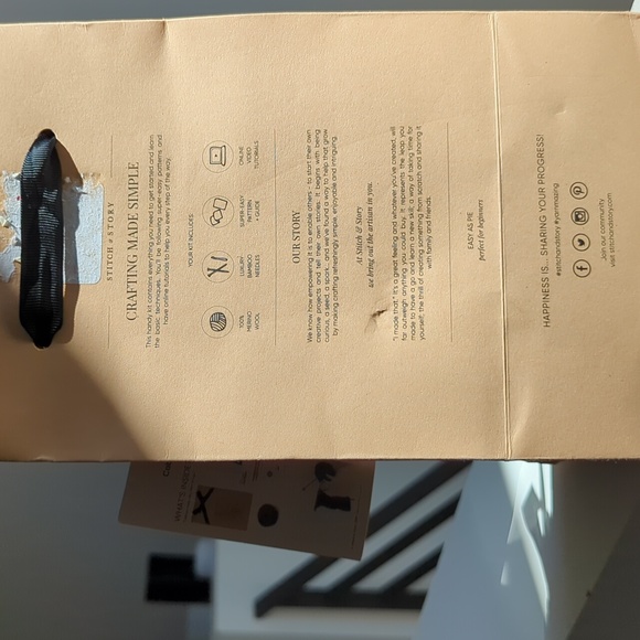 Stitch & Story Chunky Cable Headband Knitting Kit Merino - Picture 5 of 7